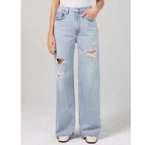 Citizens Of Humanity Jeans Womens 29 Paloma Baggy Wide Leg LA Fayette Distressed